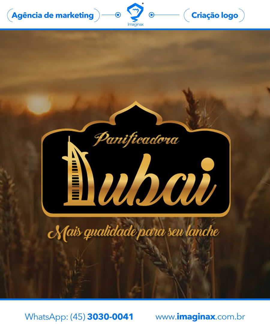 Cliente: Panificadora Dubai <br> Tipo: Logo